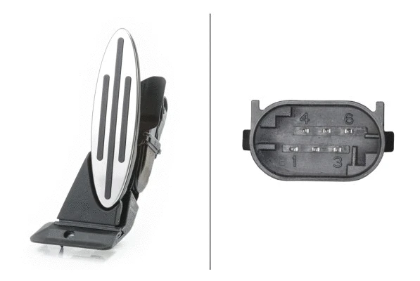 Sensor, accelerator pedal position (6PV 010 946-261)