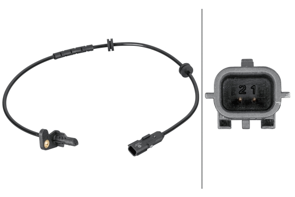 Sensor, wheel speed (6PU 012 806-881)