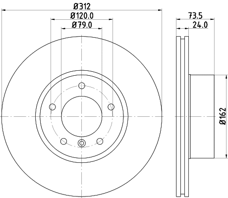 Brake Disc (8DD 355 123-661)