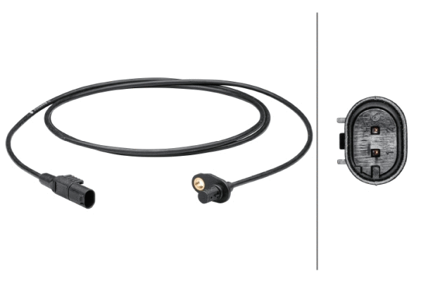 Sensor, wheel speed (6PU 012 679-581)