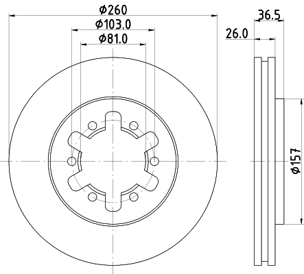 Brake Disc (8DD 355 104-551)