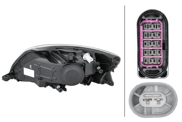 Headlight (1ED 010 417-341)