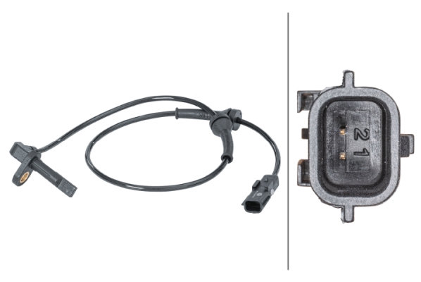 Sensor, wheel speed (6PU 012 679-911)