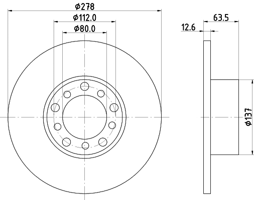 Brake Disc (8DD 355 100-071)