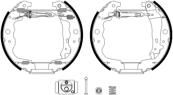 Brake Shoe Set (8DB 355 022-871)