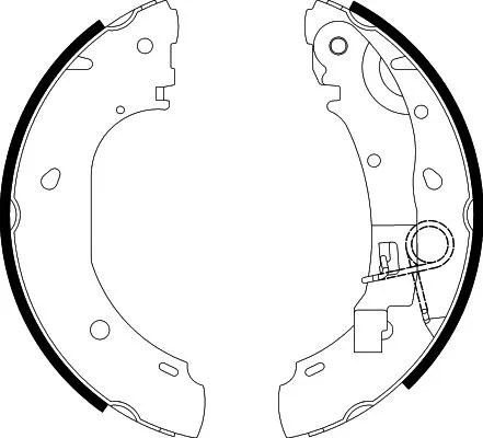 Brake Shoe Set (8DB 355 002-681)