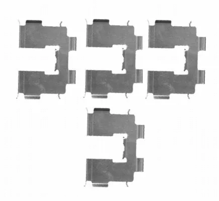 Accessory Kit, disc brake pad (8DZ 355 203-941)