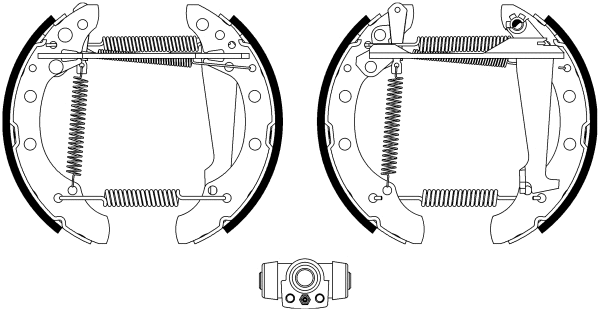 Brake Shoe Set (8DB 355 022-771)