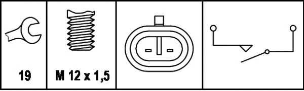 Switch, reverse light (6ZF 007 671-001)