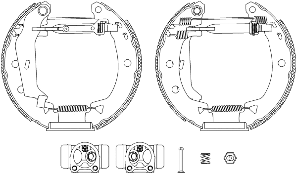 Brake Shoe Set (8DB 355 004-011)
