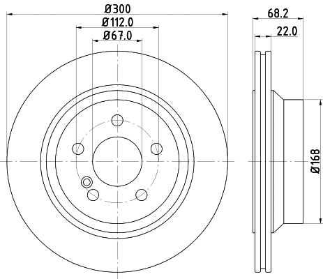 Brake Disc (8DD 355 108-861)