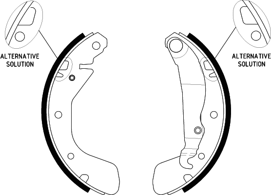 Brake Shoe Set (8DB 355 002-471)