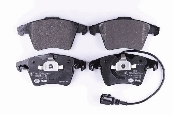Brake Pad Set, disc brake (8DB 355 021-221)
