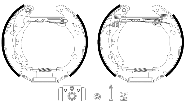 Brake Shoe Set (8DB 355 038-121)