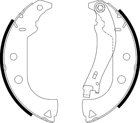 Brake Shoe Set (8DB 355 002-911)