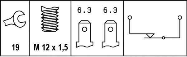 Stop Light Switch (6DF 007 361-001)
