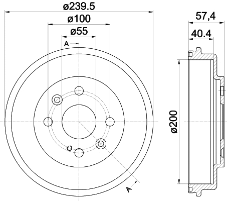 Brake Drum (8DT 355 302-491)