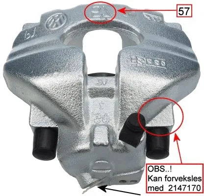 Brake Caliper (8AC 355 391-421)