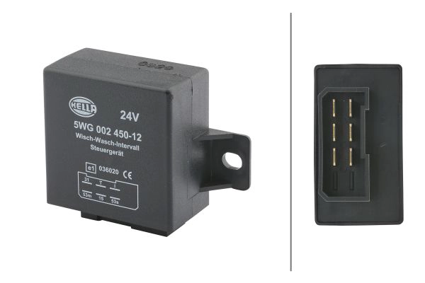 Relay, wipe/wash interval