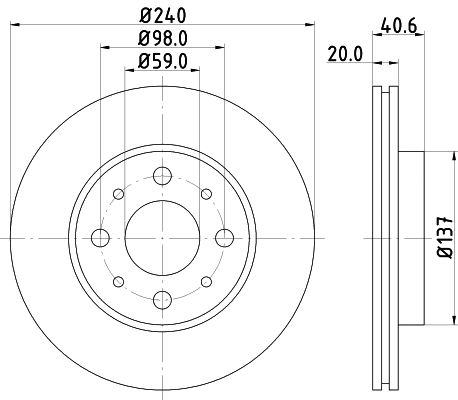 Brake Disc (8DD 355 109-121)