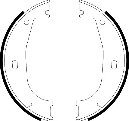 Brake Shoe Set, parking brake