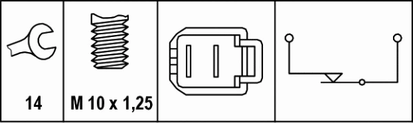 Stop Light Switch (6DF 007 365-001)