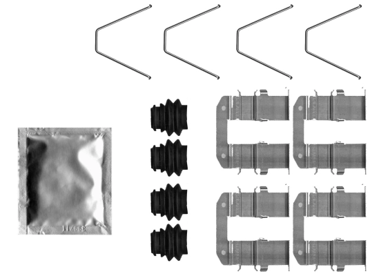 Accessory Kit, disc brake pad (8DZ 355 206-911)