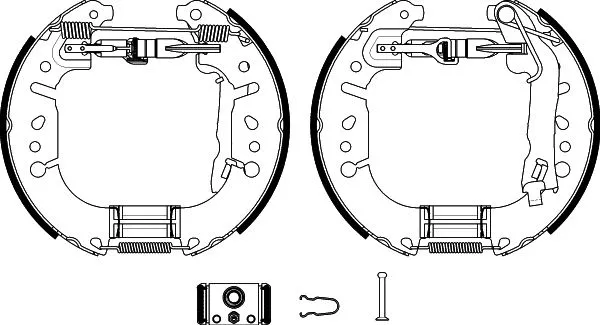 Brake Shoe Set (8DB 355 022-451)