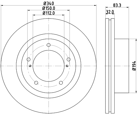 Brake Disc (8DD 355 116-551)