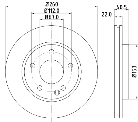 Brake Disc (8DD 355 105-991)