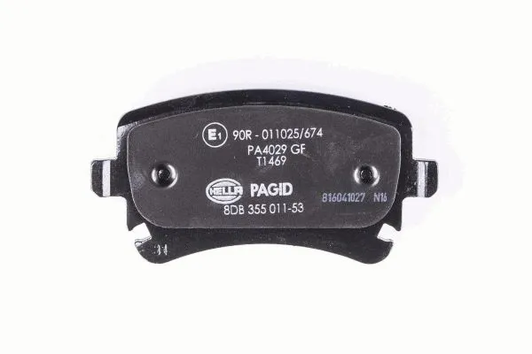 Brake Pad Set, disc brake (8DB 355 011-531)