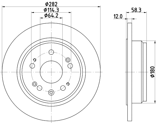 Brake Disc (8DD 355 112-451)