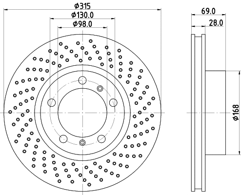 Brake Disc (8DD 355 125-061)