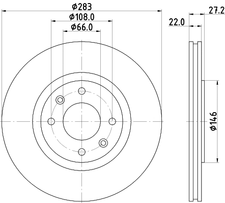 Brake Disc (8DD 355 103-001)