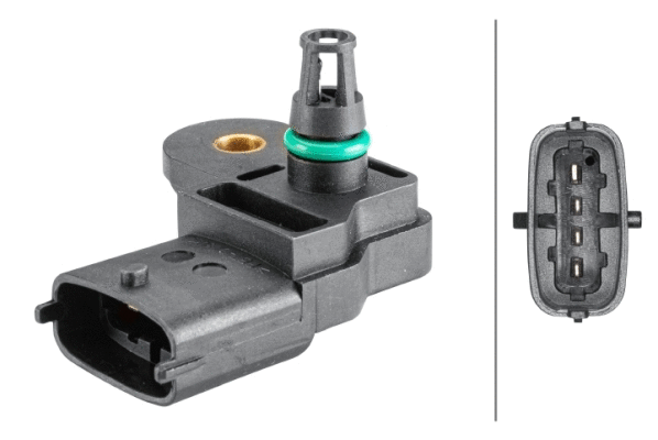 Sensor, boost pressure (6PP 358 152-331)