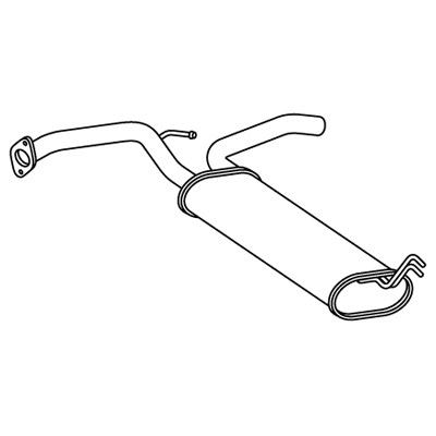 Rear Muffler (8LD 366 032-261)