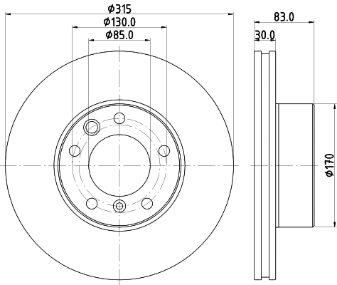 Brake Disc (8DD 355 132-152)