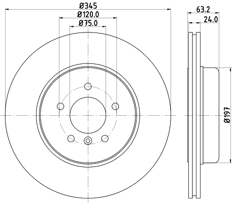 Brake Disc (8DD 355 123-231)