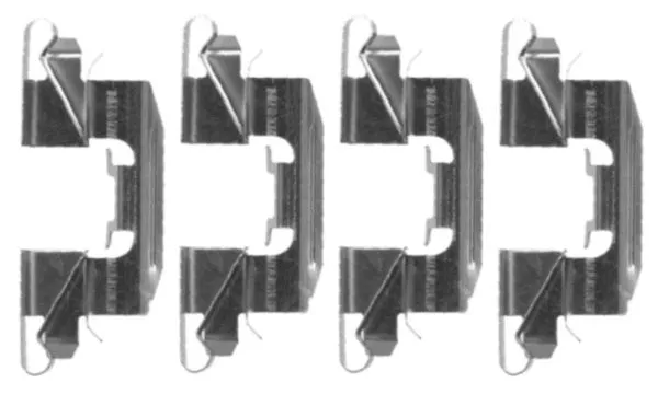 Accessory Kit, disc brake pad (8DZ 355 203-761)