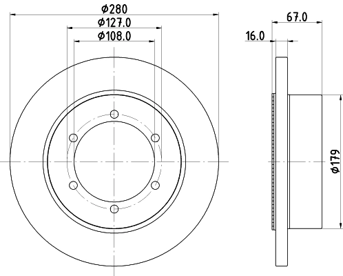Brake Disc (8DD 355 134-881)