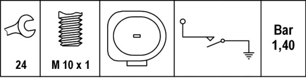 Oil Pressure Switch (6ZL 008 280-051)