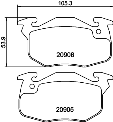 Brake Pad Set, disc brake