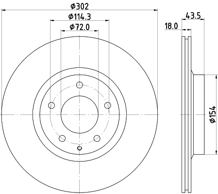 Brake Disc (8DD 355 115-211)