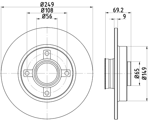 Brake Disc (8DD 355 123-281)