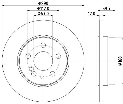 Brake Disc (8DD 355 102-721)