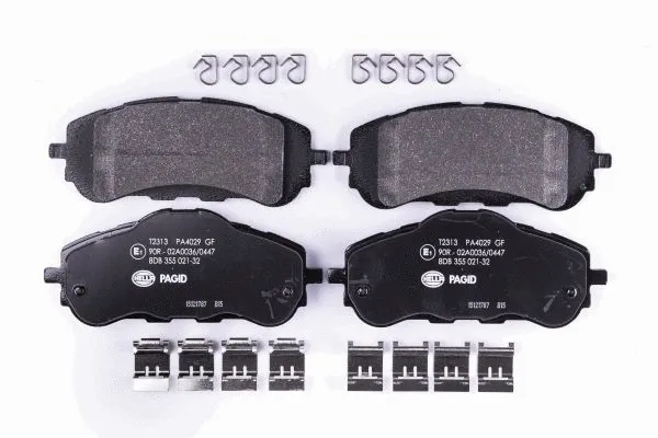 Brake Pad Set, disc brake (8DB 355 021-321)