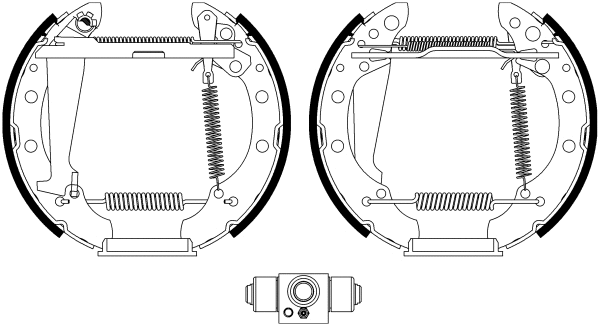 Brake Shoe Set (8DB 355 022-711)