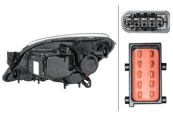 Headlight (1EL 008 700-321)