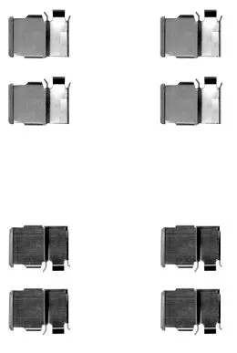 Accessory Kit, disc brake pad (8DZ 355 204-421)