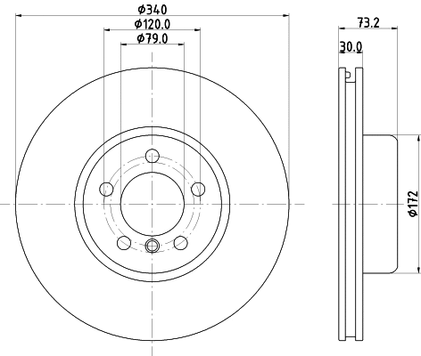 Brake Disc (8DD 355 133-541)